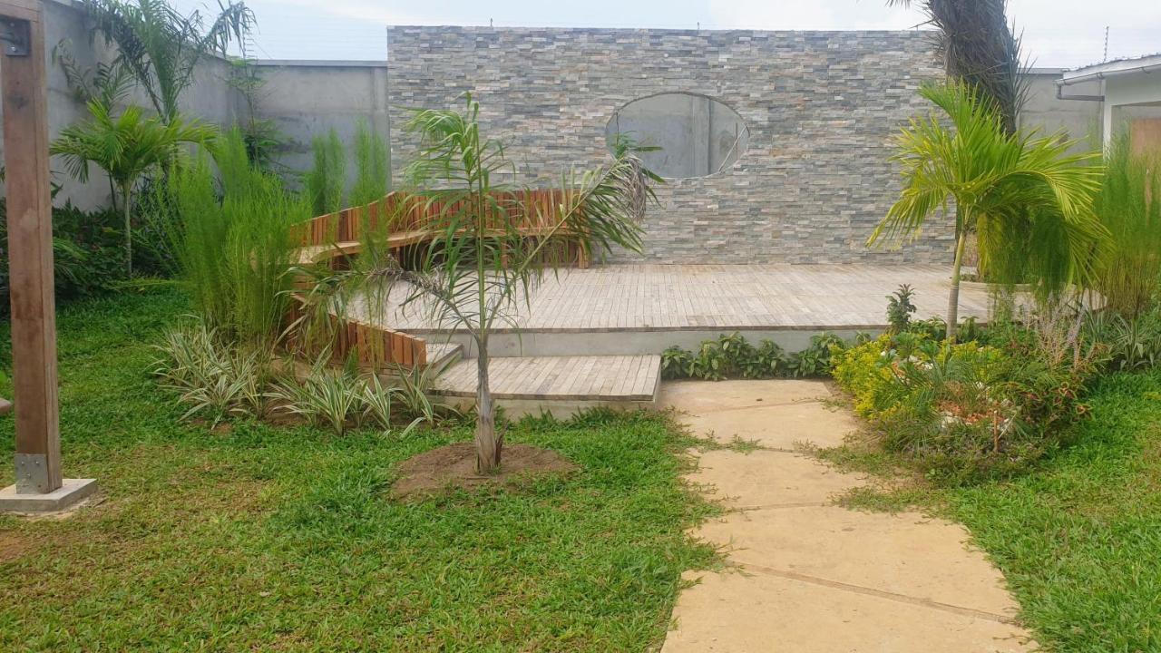 Villa Bolati, Avec Piscine, Jacuzzi, Jardin Et Vue Bonoua Buitenkant foto